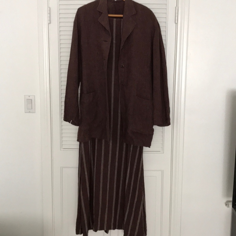 Long dress and jacket by Ally Capellino 100% linen